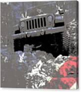 Jeep Jk American Trail Hero Canvas Print