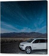 Jeep Under The Stars Canvas Print