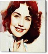 Jennifer Jones, Vintage Movie Star Canvas Print