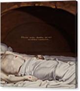 Jesus At The Tomb Canvas Print