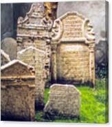 Jewish Cemetery Canvas Print