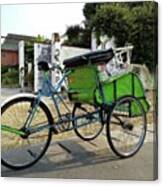 Jogjakarta Rickshaw - Becak Canvas Print
