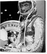 John Glenn Wearing A Space Suit Canvas Print