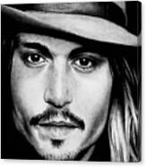 Johnny Depp Canvas Print