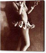 Josephine Baker Lucien Walery   Banana Skirt From The Folies Bergere Production Un Vent De Folie Canvas Print