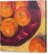 Judi's Tangerines Canvas Print
