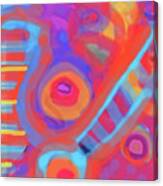 Juicy Colored Abstract Canvas Print