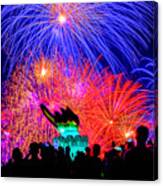 July 4th Fireworks -1 Canvas Print