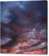 Kansas Sunrise Vertical Canvas Print
