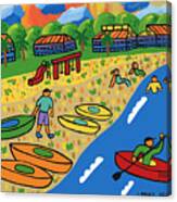 Kayak Beach - Cedar Key Canvas Print