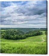 Kentucky Hills And Clouds Canvas Print