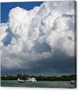 Key West Clouds Rolling In Canvas Print