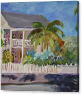 Key West Cottage Canvas Print