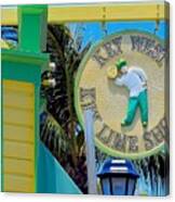 Key West Key Lime Shoppe Canvas Print