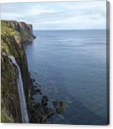 Kilt Rock Waterfall Isle Of Skye, Uk Canvas Print
