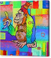 King Konrad The Monkey Canvas Print