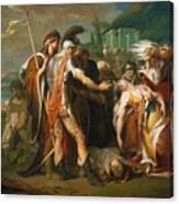 King Lear Weeping Over The Dead Body Of Cordelia Canvas Print