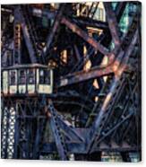 Kinzie Rail Bridge Detail Canvas Print