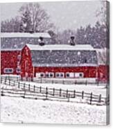 Knox Farm Snowfall Canvas Print