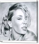 Kylie Minogue Canvas Print
