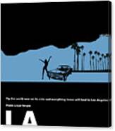 La Night Poster Canvas Print