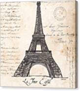La Tour Eiffel Canvas Print
