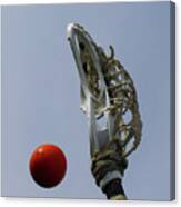 Lacrosse Stick And Ball Canvas Print