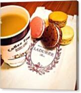 #laduree #paris #macarons #english #tea Canvas Print