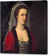 Lady Catherine Henry In Turkish Dress Canvas Print
