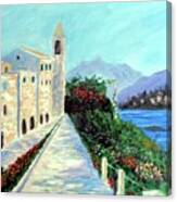 Lake Como Colors Canvas Print