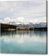 Lake Louise With The Fairmont Chateau Canvas Print