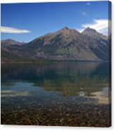 Lake Mcdonald Reflection Glacier National Park 2 Canvas Print
