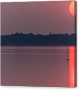 Lake Of Fire Canvas Print