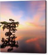 Lake Sunrise Canvas Print