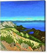 Lake Tahoe Panorama Canvas Print