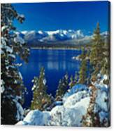 Lake Tahoe Winter Canvas Print