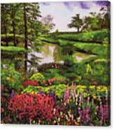 Lakeside Garden Canvas Print