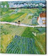 Art Print A4/A3 Poster Van Gogh Landscape with carriage and train 