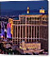 Las Vegas Panoramic Aerial View Canvas Print