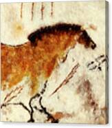 Lascaux Prehistoric Horse Detail Canvas Print