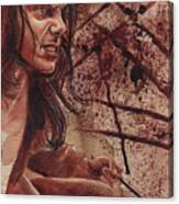Laura - Dry Blood Canvas Print