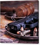 Law Enforcement Still Life Canvas Print