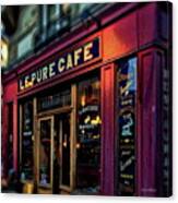Le Pure Cafe - Paris Canvas Print