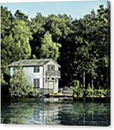 Leacock Boathouse Canvas Print