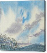 The Blue Hills Of Summer Canvas Print