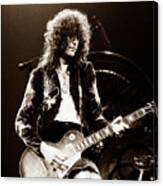 Led Zeppelin - Jimmy Page 1975 #1 Canvas Print