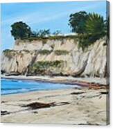 Ledbetter Point Summer High Tide Canvas Print