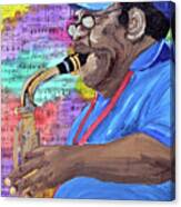 Legend Of Jazz Canvas Print