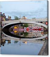 Lendal Bridge Reflection Canvas Print