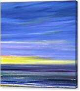 Less Drama Panoramic Sunset Canvas Print